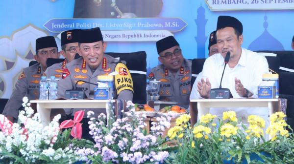 Diikuti 41 Ribu Personel, Kapolri dan Gus Baha Gelar Ngaji Kebangsaan