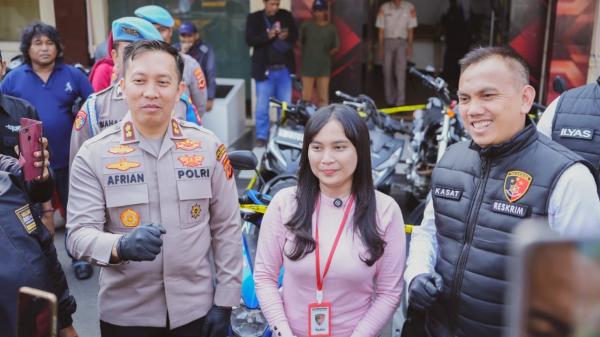 10 Hari Hilang Dicuri, Motor Ade Maharani Ditemukan Polisi dan Dikembalikan