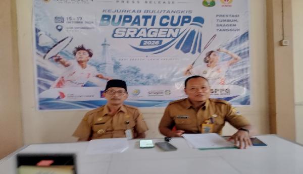 Bupati Cup Sragen 2026 Digelar, 249 Atlet Bulutangkis Siap Bertanding