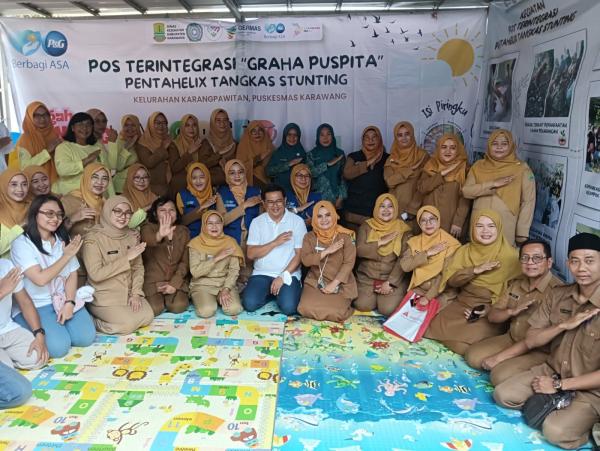 Dinkes dan P&G Perkuat Pencegahan Stunting, 100 Balita di Karawang Dapat PDK