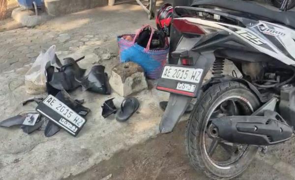 Kecelakaan di Ponorogo, Scoopy Serempet Vario dari Arah Berlawanan