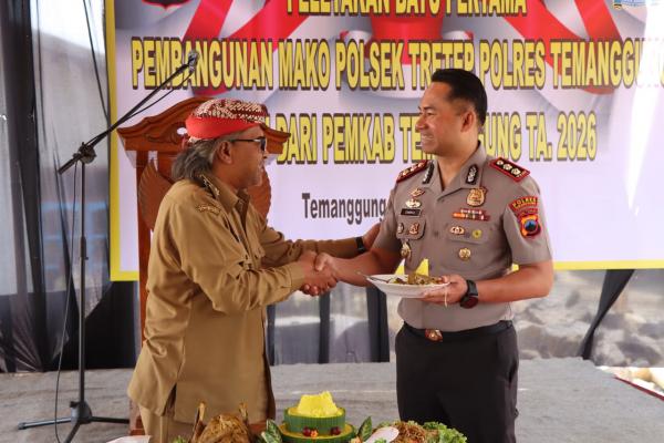 Pemkab Temanggung Kucurkan Hibah Rp1,5 Miliar untuk Mako Polsek Tretep