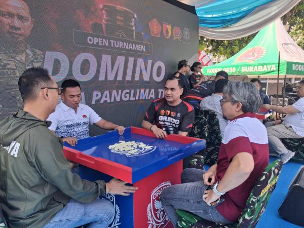 128 Atlet Adu Strategi di Surabaya! Turnamen Domino Piala Panglima TNI Bidik Rekor MURI