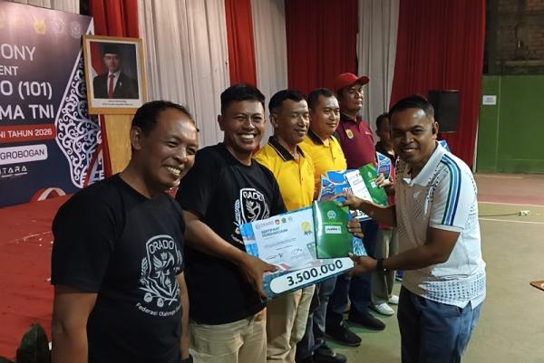 Tim Polres Grobogan Mendominasi Juara di Turnamen Domino Orado 101 Piala Panglima TNI