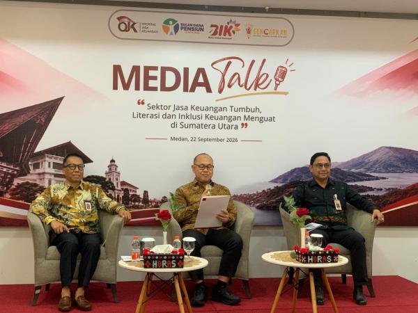 Pertumbuhan Sektor Keuangan Sumut Tumbuh, Literasi Capai 71,57 Persen