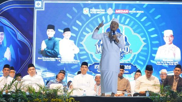 Maulid Nabi di Medan, Rico Waas Ajak Warga Bersatu Atasi Masalah Kota