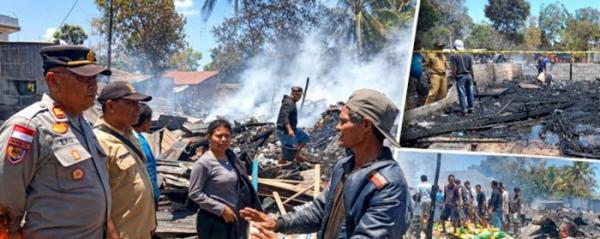 Kebakaran TTS, Polisi Ingatkan Korban Tak Main Hakim Sendiri