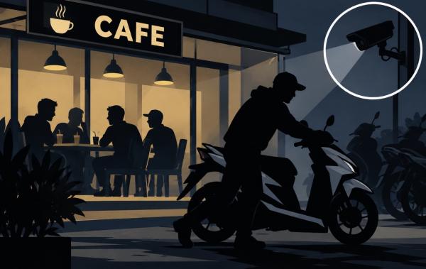 Motor Mahasiswa di Malang Dicuri Saat Ngopi, Pelaku Ditangkap Jelang Transaksi