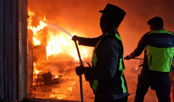 Konsleting Kipas, Dua Ruang Sekolah TK di Blora Terbakar