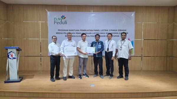 PLN UID Kaltimra Hadirkan Panel Listrik 3 Phasa di Poltekba