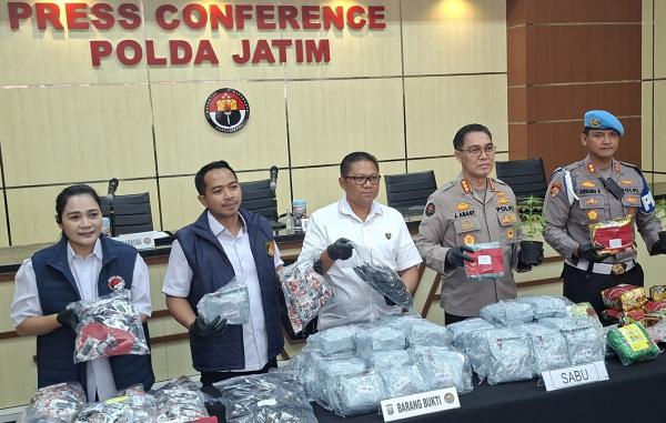 Sita 64 Kg Sabu hingga Budidaya Ganja di Malang, Polda Jatim Beberkan 6 Kasus Narkoba Menonjol