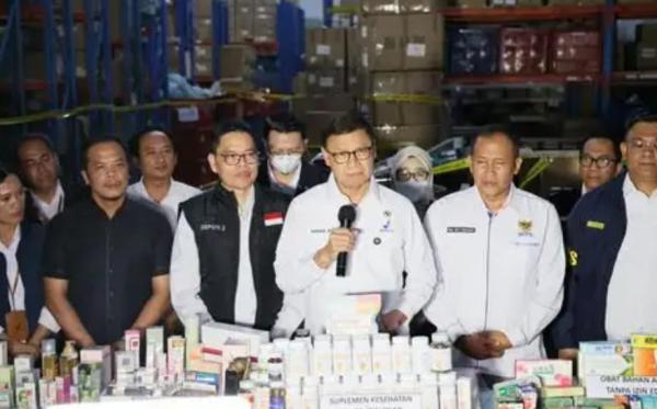 BPOM Sita 459 Ribu Produk Ilegal Senilai Rp25,1 Miliar di Tangerang