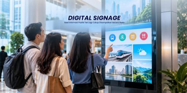 Tak Lagi Andalkan Poster dan Spanduk, Digital Signage Ubah Cara Informasi Disampaikan
