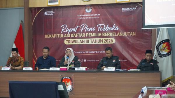 Pemilih Banyumas Tembus 1,43 Juta, KPU Soroti Puluhan Ribu Pemilih Belum Rekam KTP-el