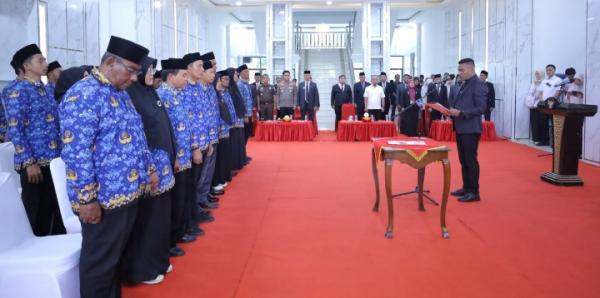 Bupati Aceh Barat Daya Lantik 19 Pejabat, Tekankan Disiplin dan Keteladanan
