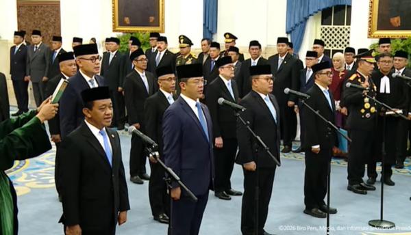 Daftar Lengkap 18 Pejabat Dilantik Presiden Prabowo, Fadil Imran Jadi Waka Badan Otorita Pantura