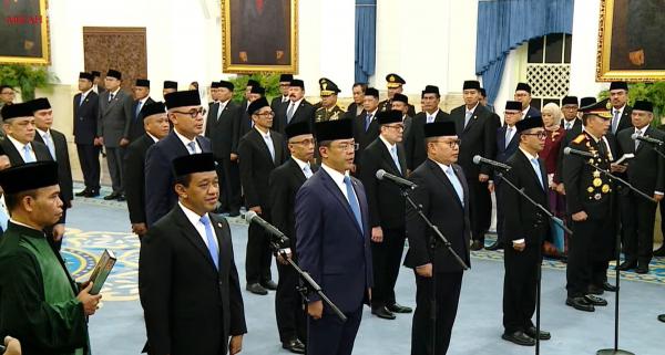 Reshuffle Kabinet Merah Putih, Ini Daftar Lengkap Menteri, Wamen hingga Kapolri Dilantik Prabowo
