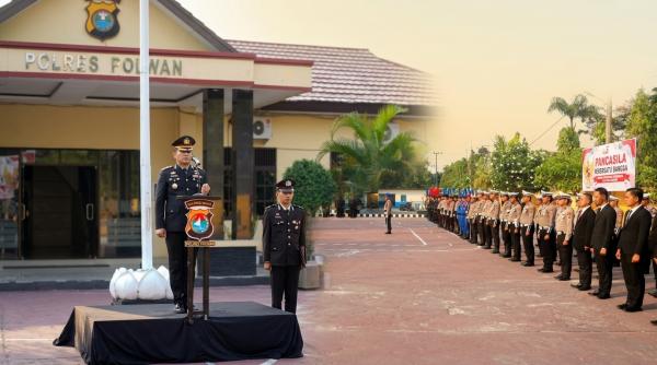 Kapolres Polman Pimpin Upacara Hari Kesaktian Pancasila, Tekankan Persatuan dan Soliditas