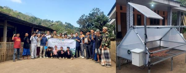Solar Dryer PLTS Bantu Petani Kopi Hadapi Kendala Pengeringan