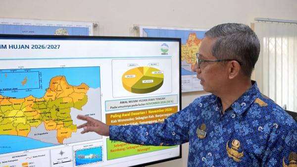 Musim Hujan Jateng Diprediksi Mundur Sebulan, Petani Diimbau Waspadai Hujan Salah Mangsa