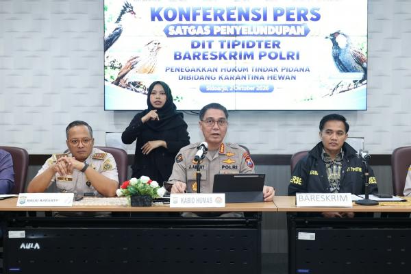 Bareskrim Ungkap Dugaan Penyelundupan 3.394 Burung di Sidoarjo, Dua WNA Jadi Tersangka