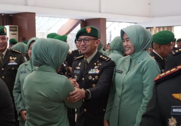 Karumkit dan Personel RS Ciremai Hadiri Laporan Korps Kenaikan Pangkat Perwira Kodam III/Siliwangi