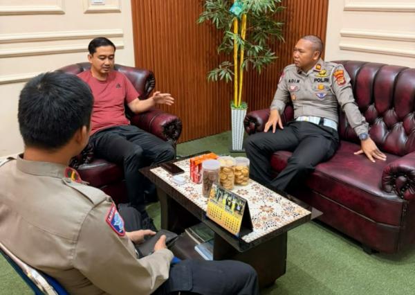 Satlantas Polres Pringsewu Perkuat Sinergi dengan Diskominfo, Dorong Edukasi Lalu Lintas Berbasis Di
