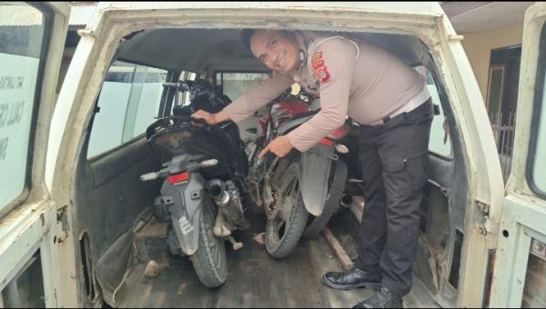 Knalpot Brong Bikin Bising, Polisi Pidie Jaya Bergerak! Enam Motor Ditertibkan di Titik Rawan