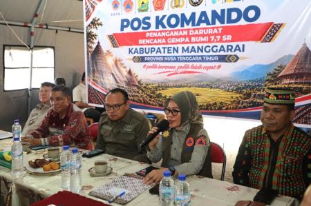 Temuan Ombudsman Terkait Kondisi Pengungusi, BNPB  Pecepat Bangun Huntara bagi Korban Gempa NTT