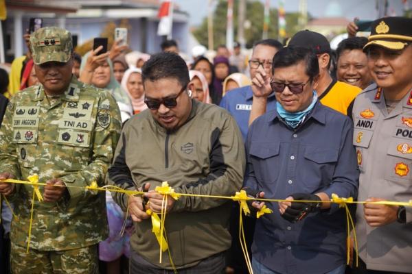 Saba Desa ke Sukamaju, Bupati Subang Resmikan Jalan Penghubung Sukasari-Blanakan