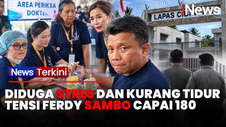 Kurang Tidur dan Stres di Penjara, Tekanan Darah Ferdy Sambo Melonjak Tinggi