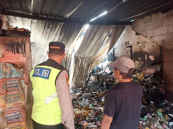 Kebakaran di Belakang Pasar Panican Purbalingga, Ruko dan Rumah Terbakar