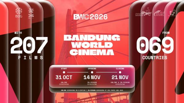 Bandung World Cinema Resmi Digelar, Hadirkan 207 Film dari 69 Negara