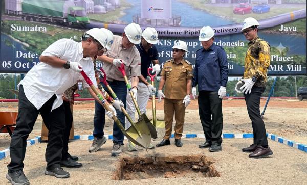 Buah Kolaborasi, Kabupaten Muratara Dibangun Pabrik Pengelolaan Limbah Cair Kelapa Sawit BioCNG