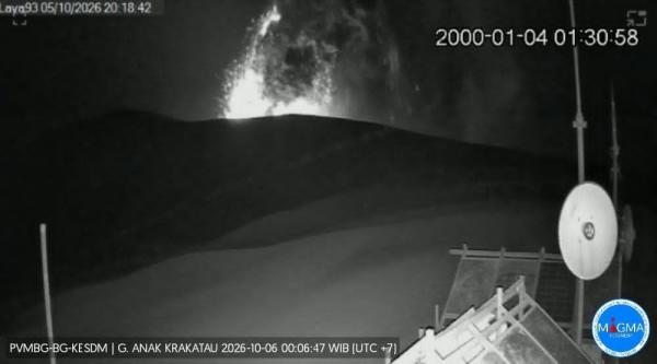 Gunung Anak Krakatau Kembali Dipantau, Polda Banten Keluarkan Imbauan untuk Warga