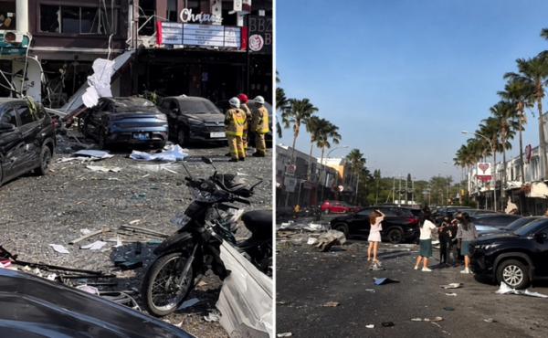 Ledakan Keras Pakuwon City San Antonio Surabaya Rusak 39 Ruko, 5 Orang Dilarikan ke RS