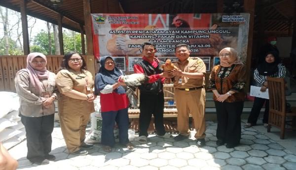 120 Keluarga di Sragen Terima 1.200 Ayam Kampung, Dorong Ekonomi Rumah Tangga