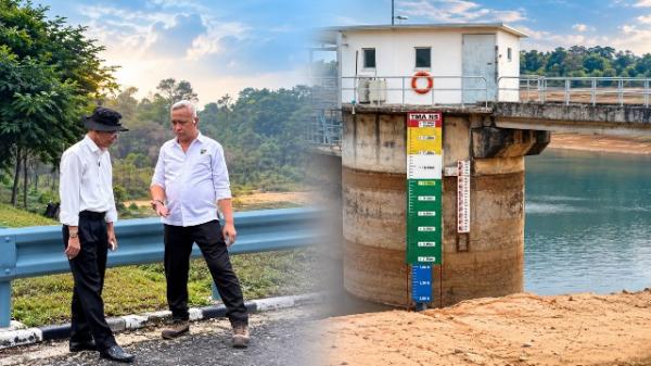 Usai Demo Warga, Amsakar Cek Waduk Nongsa: Air Tinggal 5,5 Meter