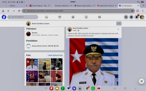 Nama Gubernur Elisa Disebut dalam Informasi Hoaks Digital, Aparat Diminta Lacak Akun
