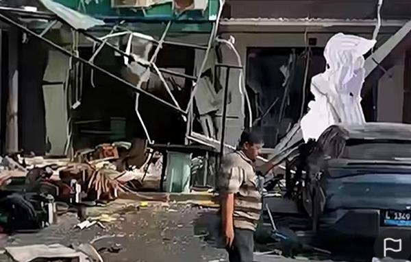 Ledakan Keras Guncang San Antonio Pakuwon City Surabaya, 20 Ruko Rusak dan 5 Orang Terluka