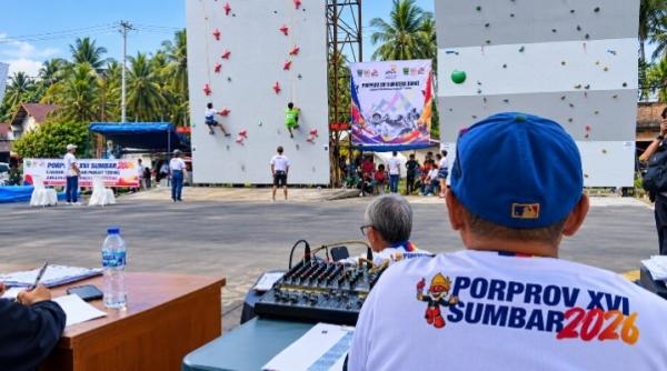 Kesiapan Venue Jadi Sorotan dalam Pertandingan Panjat Tebing Porprov XVI
