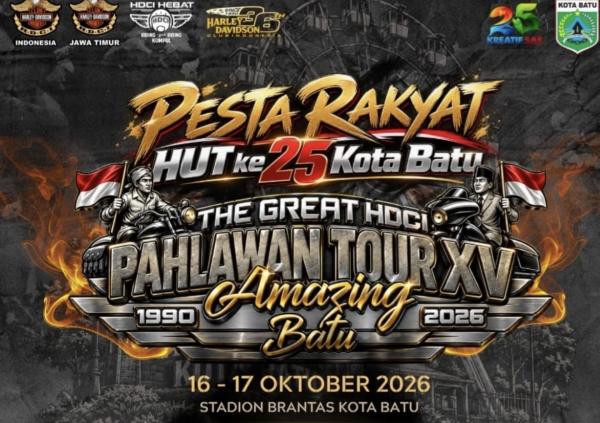 Pahlawan Tour XV Digelar di Kota Batu, Bertepatan dengan Peringatan HUT ke-25
