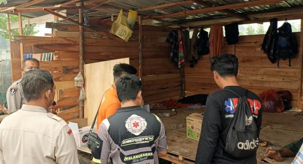 Polisi Tindak Lanjuti Penemuan Pria Meninggal di Jalan Temanguung Kenyapi Palangka Raya