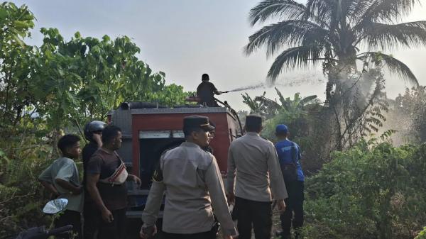 Usut Kebakaran Kapal Dinas Perikanan Sulbar di Mamuju, Polisi Diterjunkan ke TKP dan Periksa Saksi
