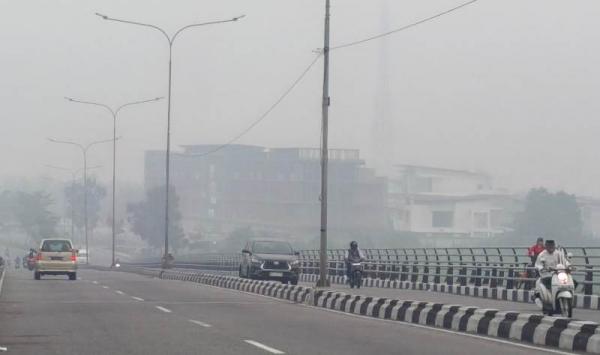 BREAKING NEWS Kondisi Asap di Riau Makin Parah, Jarak Pandang Kian Terbatas