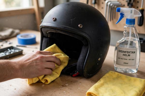 7 Cara Membersihkan Helm Tanpa Membuat Busa Cepat Bau