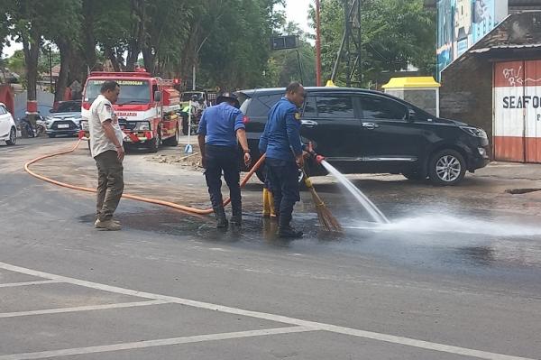 Awas! Akibat Tumpahan Minyak Goreng di Dekat Segitiga Emas Purwodadi, Tiga Orang Luka