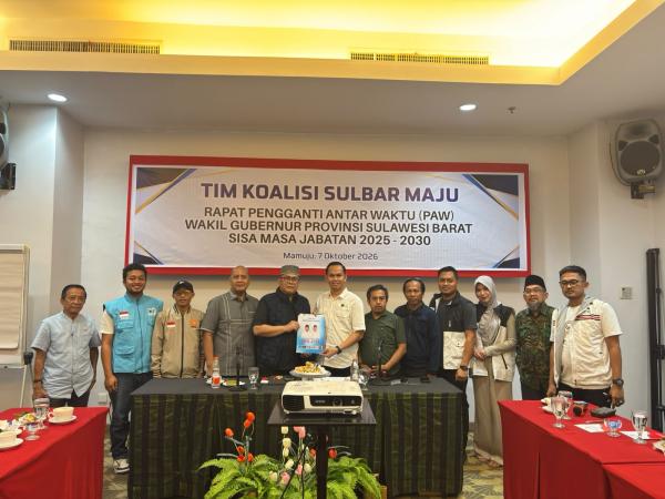 Koalisi Sulbar Maju Sepakati 2 Nama Calon ke Gubernur, PKS Memilih Mengalah