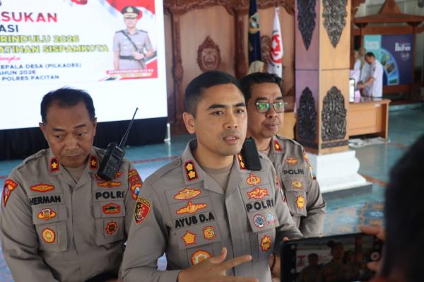 780 Personel Gabungan Disiagakan Amankan Pilkades Serentak 2026 di Pacitan