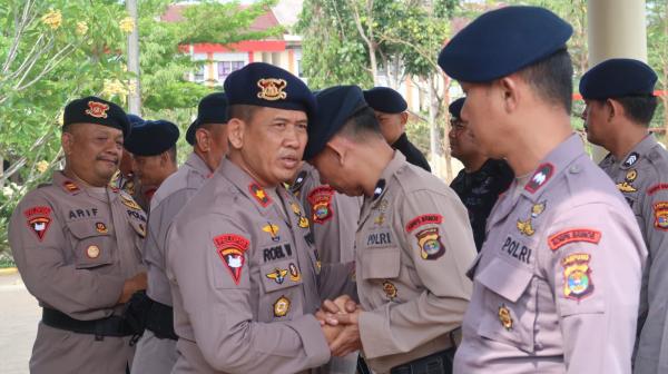 Prajurit Batalyon B Pelopor Mutasi, Kompol Robi: Jaga Marwah dan Nama Baik Korbrimob